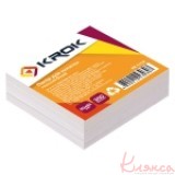 Папір для нотаток 85х85 300аркушів білий непроклеєний Krok KR-1111