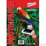 Фотопапір А4 180г/м2 100 аркушів глянець Magic