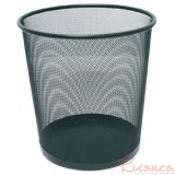 Кошик для паперів круглий металевий 19л чорний BM.6270-01 Buromax