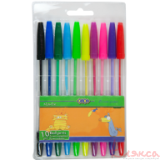 Набір кулькових ручок 10 кольорів пластиковому пеналі, KIDS Line ZB.2012