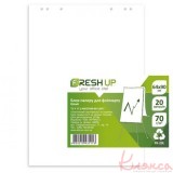 Блок А1 для фліпчарта чистий 64х90 20арк Fresh Up