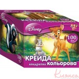 Крейда кольорова квадратна 100шт, 400061