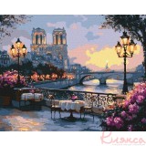 Картина за номерами. Пейзаж "Французький пейзаж", 40*50см. КНО2905