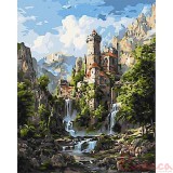 Картина за номерами. Пейзаж "Таємниці скель ", 40*50см. КНО6433