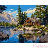 Картина за номерами. Пейзаж "Лісовий подих вітру", 40*50см. КНО6474