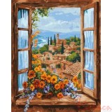 Картина за номерами. Пейзаж "Чудовий пейзаж ©art_selena_ua", 40 * 50см. КНО3278