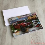 Альбом для малювання А4 50 аркушів спіраль 100 г/м2 Скат А-18