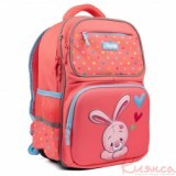 Рюкзак шкільний напівкаркасний S-105 Pretty кораловий, 558323
