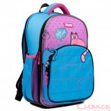 Рюкзак шкільний напівкаркасний 1Вересня S-97 Pink and Blue, 559493