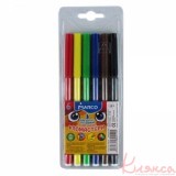 Фломастери 6 кольорів Marco Super Washable 1690-06FM