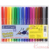 Фломастери 18 кольорів.Centropen 7790/18