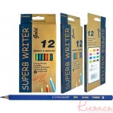Олівці кольорові 12шт Marco Superb Writer Gold 4100G-12CB