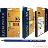 Олівці кольорові 36шт Marco Superb Writer Gold 4100G-36CB
