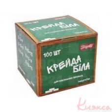 Крейда біла квадратна 100шт "Шкільна", 400070