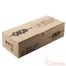 Крейда біла 100шт квадратна шкільна KIDS Line ZB.6712-12