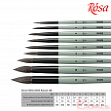 Єнот круглий OASIS 188 № 1 коротка ручка пензель ROSA