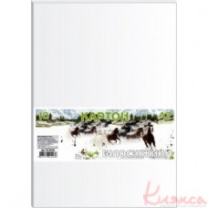 Картон білосніжний А2, 10 аркушів КА2010Е