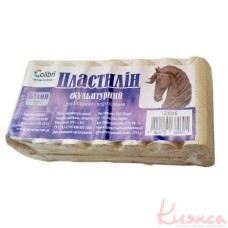 Пластилин скульптурний 300г білий Colibri