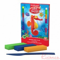 Пластилін 16 кольрів 288 гр  ArtBerry з Алое Віра, EK 41764