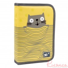 Пенал твердий YES одинарний з двома клапанами HP-04 Kitty, 533424