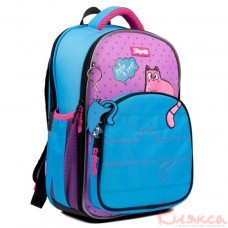 Рюкзак шкільний напівкаркасний 1Вересня S-97 Pink and Blue, 559493