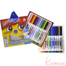 Фломастери 24 кольорів Marco Super Washable 1630-24СВ