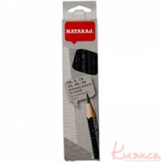 Олівець чорнографітний 6шт загострений Nataraj Artist 