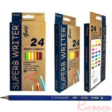 Олівці кольорові 24шт Marco Superb Writer Gold 4100G-24CB